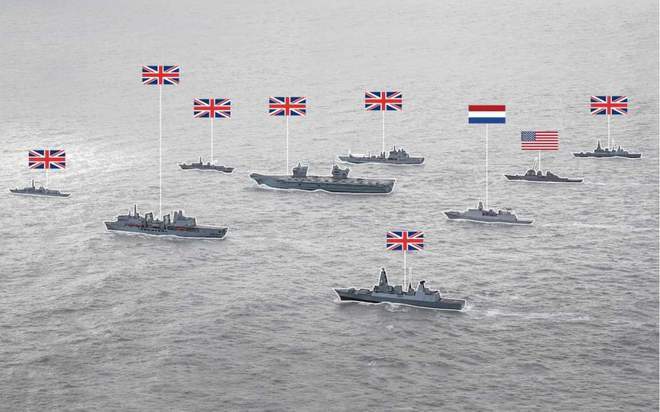 英国vs中国军舰